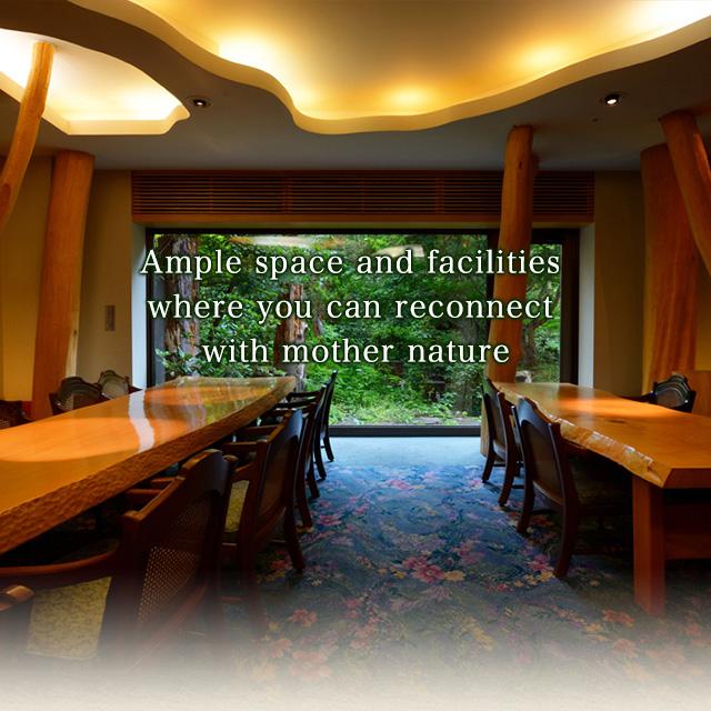 Ample space and facilities where you can reconnect with mother nature